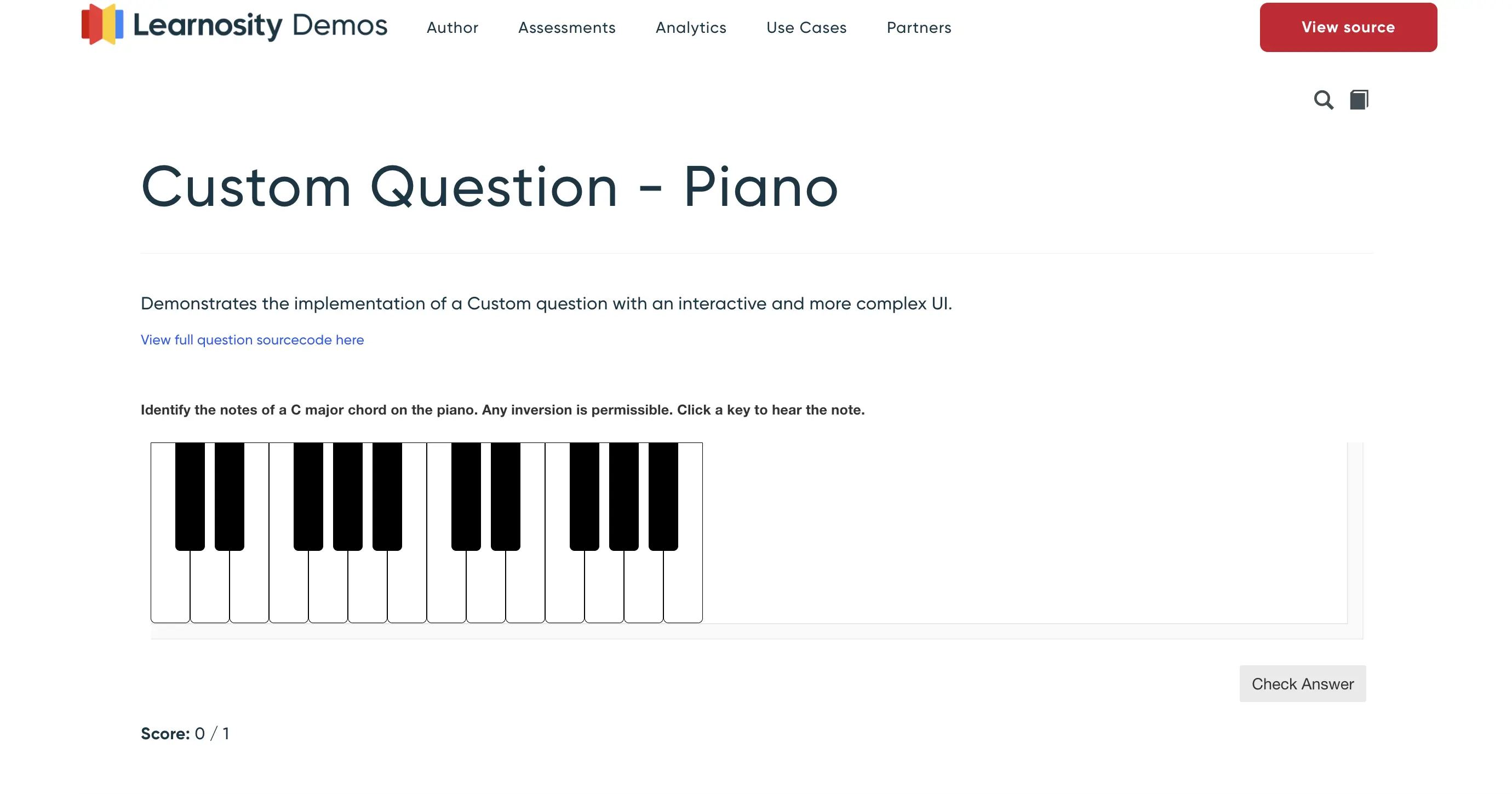 Piano custom question